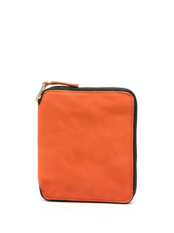 Henrik Vibskov Boutique SA2100WW Washed Wallet 8211 Burnt Orange Men Wallets