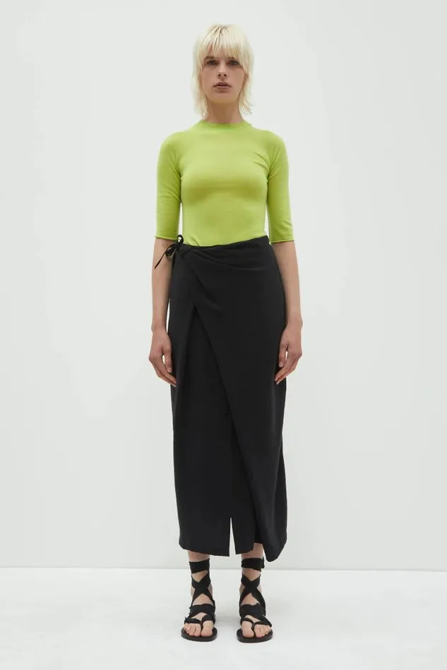 Henrik Vibskov Boutique Sade Skirt 8211 Black Women Skirts and Shorts