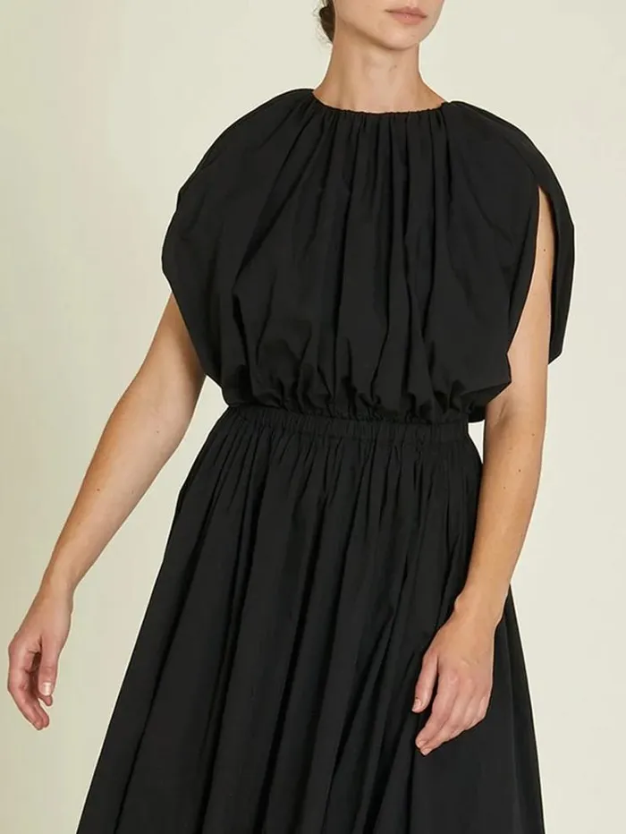Henrik Vibskov Boutique Shell Dress 8211 Black Women Dresses