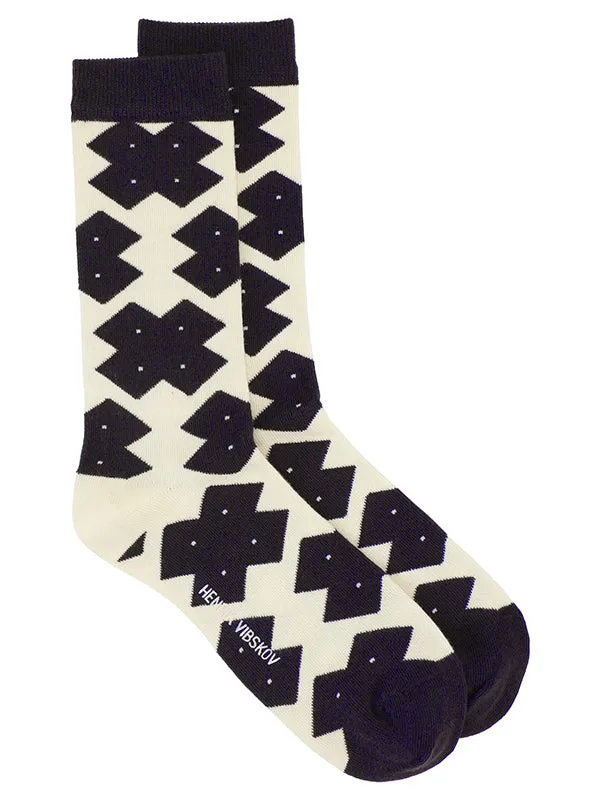 Henrik Vibskov Boutique Solitaire Socks Femme 8211 Black White Solitaire Cross Women Socks Henrik Vibskov Boutique Solitaire Socks Femme 8211 Black White Solitaire Cross Women Socks