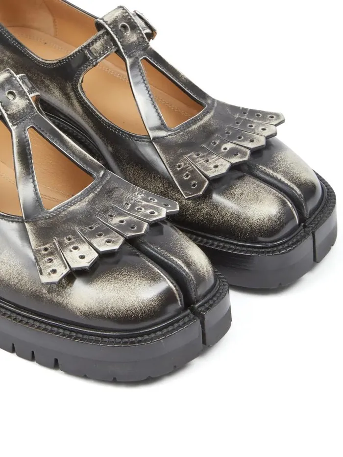 Henrik Vibskov Boutique Tabi County Mary Jane 8211 BlackWhite Women Shoes