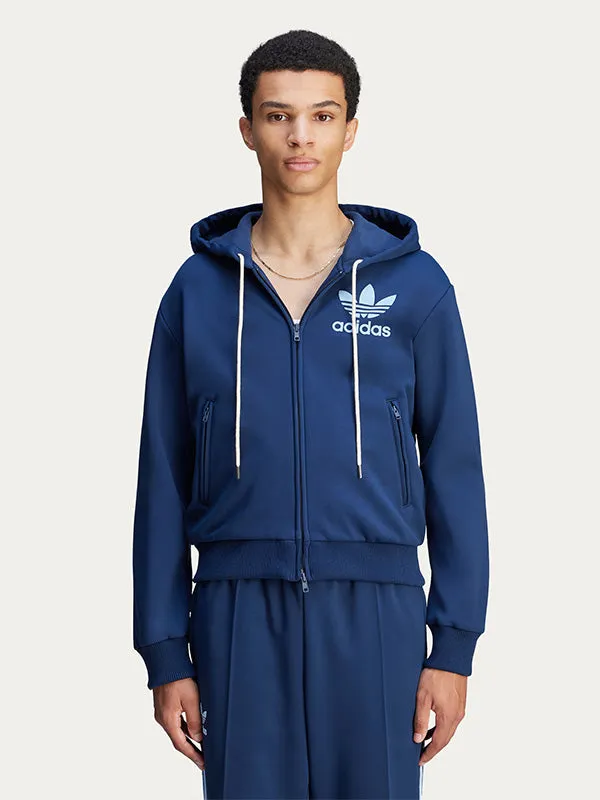 Henrik Vibskov Boutique WB Track Hoodie 8211 Navy Men Hoodies and Sweatshirts