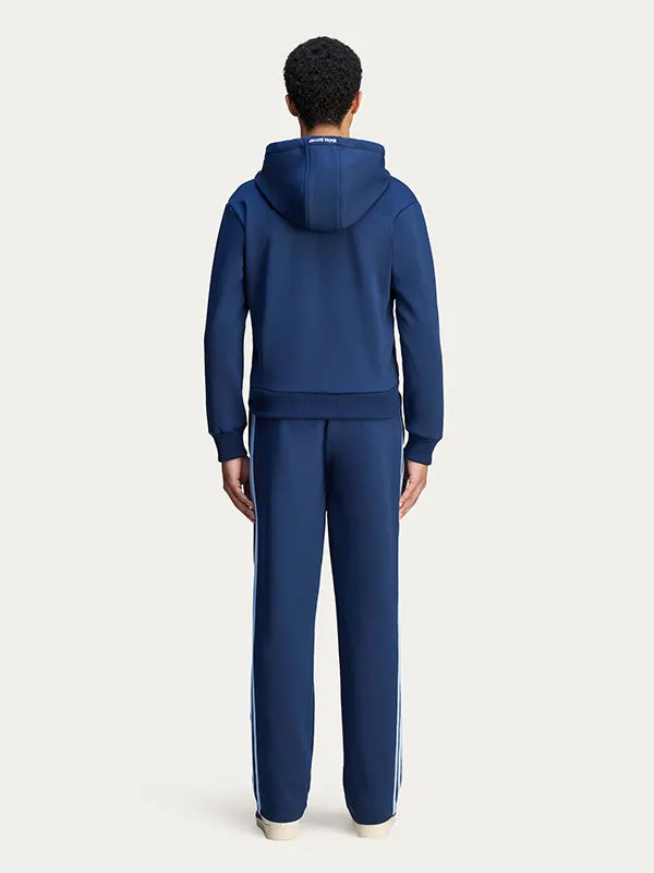 Henrik Vibskov Boutique WB Track Hoodie 8211 Navy Men Hoodies and Sweatshirts