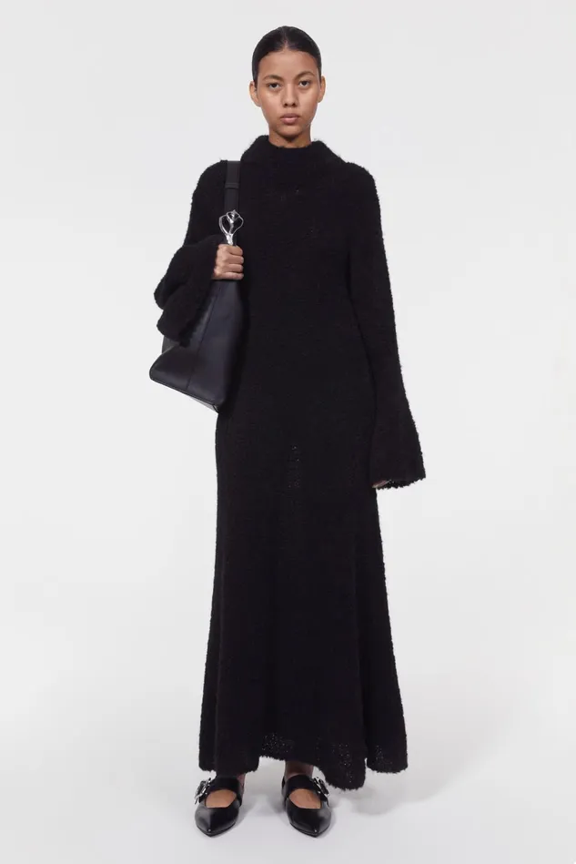 Isba Knitted Dress Black Women Rodebjer Knitwear