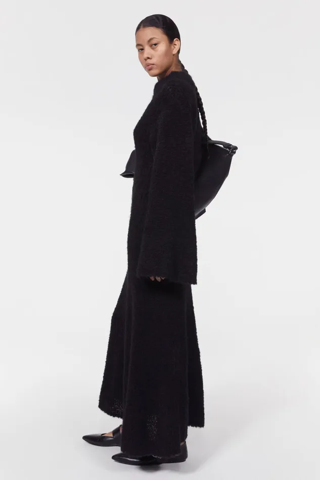 Isba Knitted Dress Black Women Rodebjer Knitwear