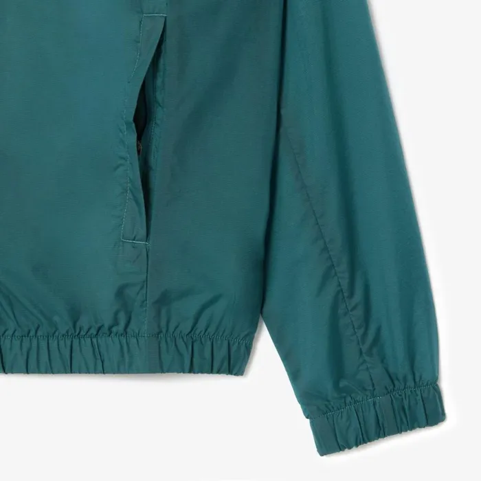Jackets and Coats Men Lacoste Men039s Lightweight Waterproof ZipUp Jacket Hydro Blue Iy4