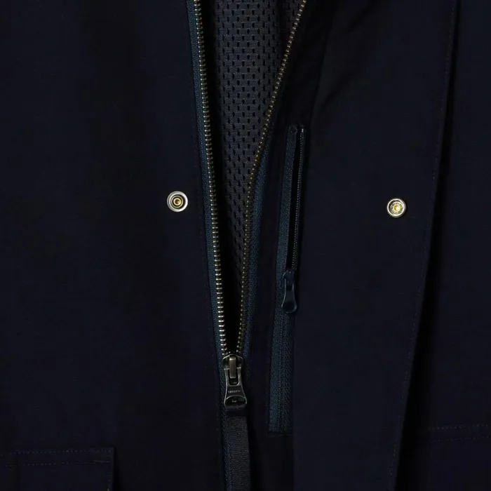 Jackets and Coats Men Lacoste Men039s Waterproof Collared Jacket Abysm Blue Hde