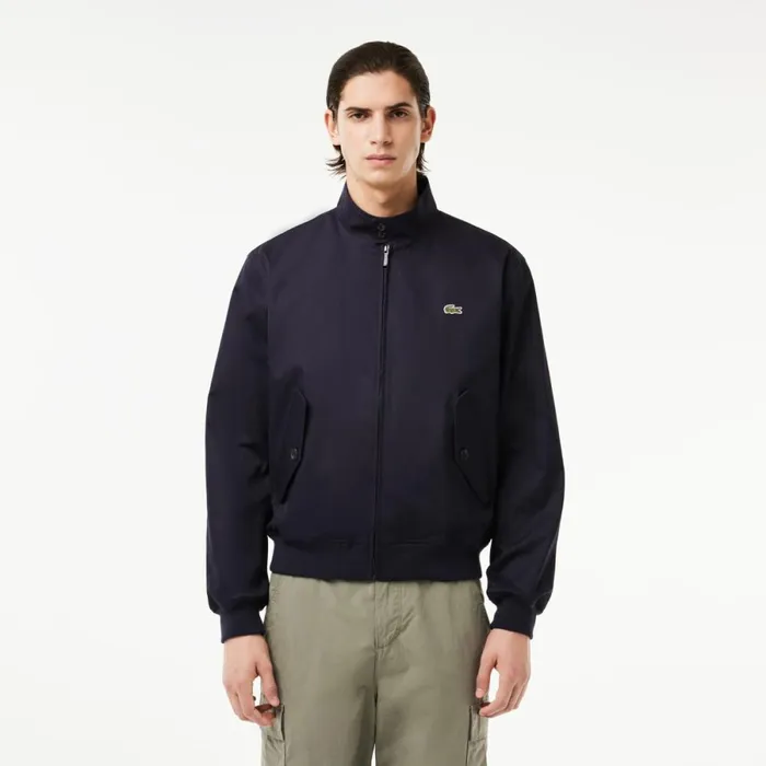Jackets and Coats Men Lacoste Men039s Waterproof Cotton Twill Harrington Jacket Abysm Blue Hde Jackets and Coats Men Lacoste Men039s Waterproof Cotton Twill Harrington Jacket Abysm Blue Hde