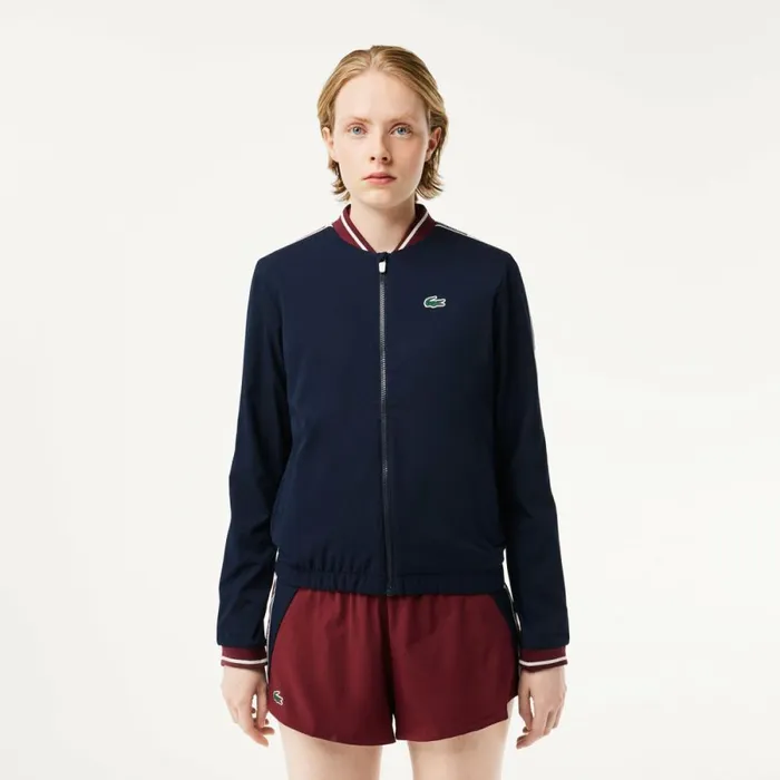 Jackets and Coats Women Lacoste Women039s Recycled Fiber Stretch UltraDry Tennis Jacket Navy Blue 166 Jackets and Coats Women Lacoste Women039s Recycled Fiber Stretch UltraDry Tennis Jacket Navy Blue 166