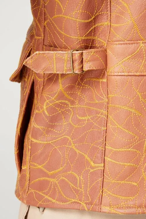 Jackets Men Gallery Dept BROADWAY BILLY LEATHER JACKET Tan