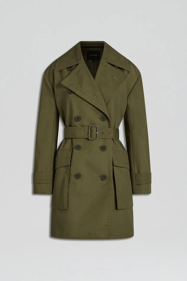 Jackets Women Scanlan Theodore TRENCH COAT JUNGLE Jackets Women Scanlan Theodore TRENCH COAT JUNGLE