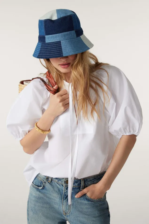 JamieLooseFitting Blouse Clothing Baandsh Tops and Shirts