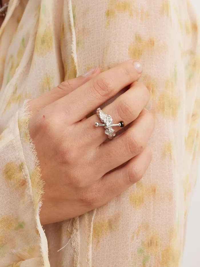 Jewellery WomenMen Holzweiler Celestine Silver Ring Sterling Silver