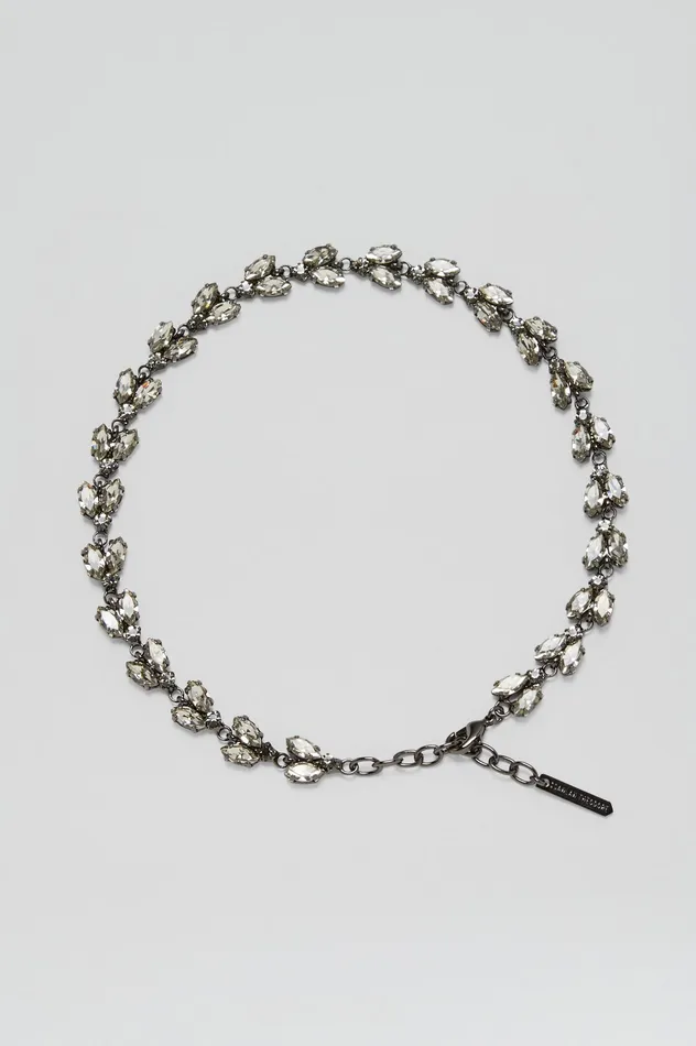 Jewelry CRYSTAL LEAF CHOKER BLACKDIAMOND 8211 Scanlan Theodore Women Jewelry CRYSTAL LEAF CHOKER BLACKDIAMOND 8211 Scanlan Theodore Women