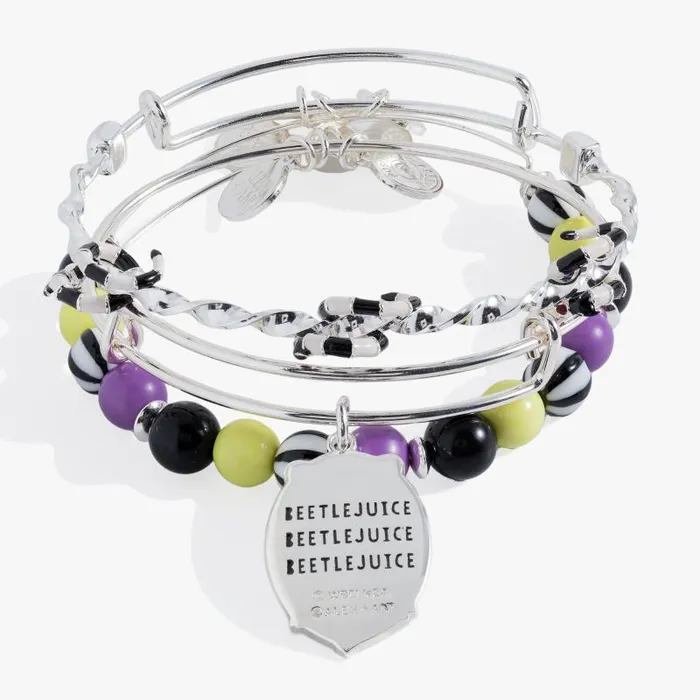 Jewelry Sets Women Alex And Ani Beetlejuice Bangle Set Of 3 Silver