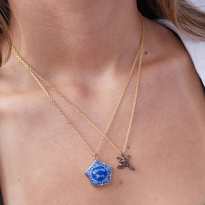 Jewelry Sets Women Alex And Ani Harry Potter Chocolate Frog Necklace Set Two Tone