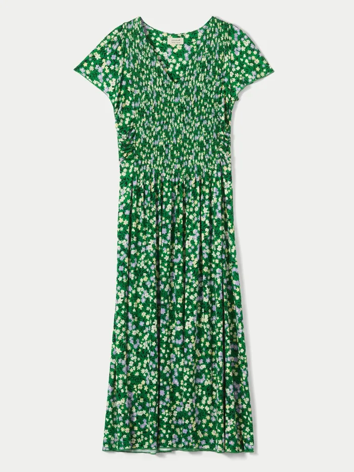 Jigsaw Dresses and Jumpsuits Women Heath Ditsy Short Sleeve Dress Green