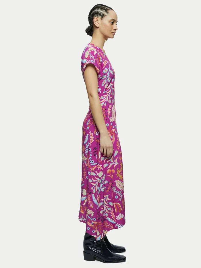 Jigsaw Dresses and Jumpsuits Women Sunkissed Floral Midi Dress Pink