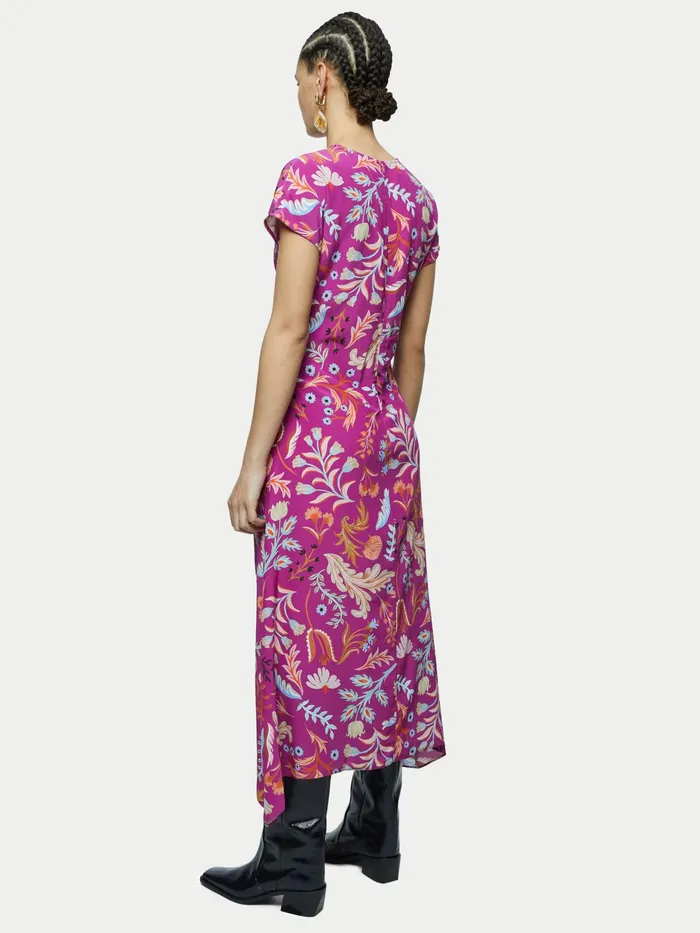 Jigsaw Dresses and Jumpsuits Women Sunkissed Floral Midi Dress Pink