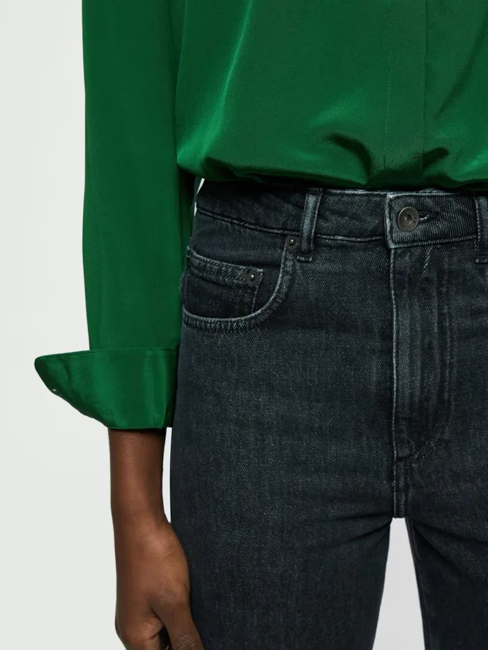 Jigsaw Jeans Women Adler Wide Leg Jean Black