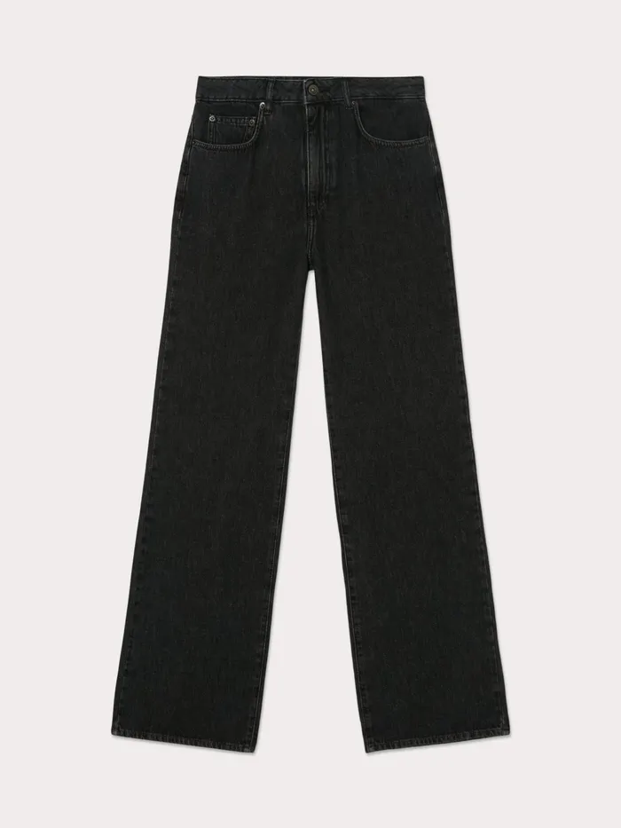 Jigsaw Jeans Women Adler Wide Leg Jean Black