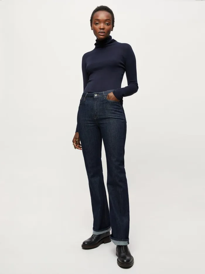 Jigsaw Jeans Women Eltham Slim Flared Jean Blue