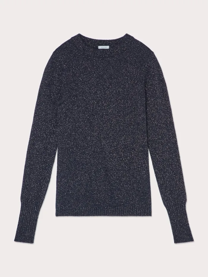 Jigsaw Knitwear and Cashmere Women Cashmere Sparkle Crew Jumper Blue
