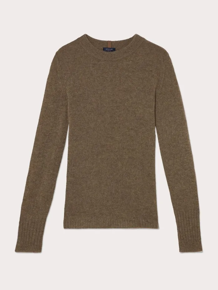 Jigsaw Knitwear and Cashmere Women Cloud Cashmere Crew Jumper Green