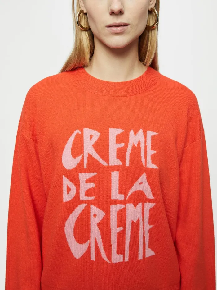 Jigsaw Knitwear and Cashmere Women Creme De La Creme Jumper Orange