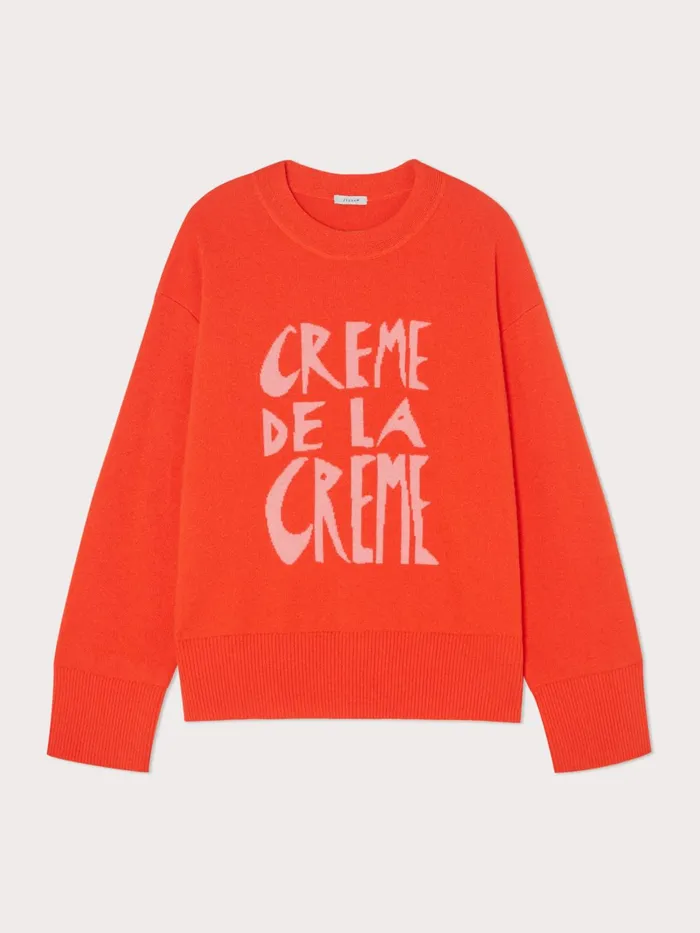 Jigsaw Knitwear and Cashmere Women Creme De La Creme Jumper Orange