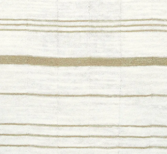 Jigsaw Knitwear and Cashmere Women Linen Cotton Stripe Boat Neck Jumper Cream