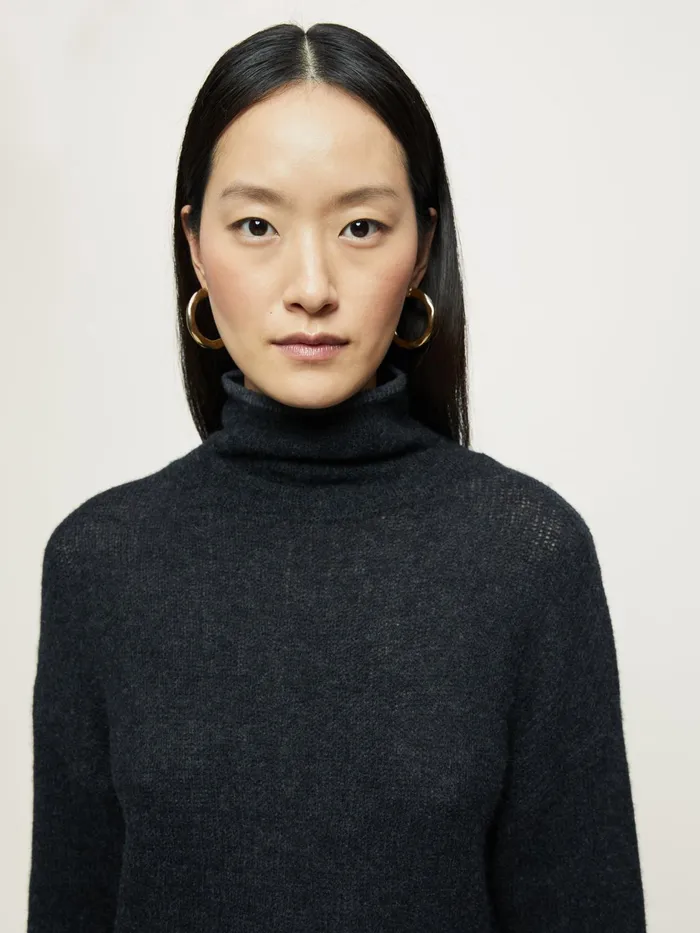 Jigsaw Knitwear and Cashmere Women Merino Cashmere Reversible Jumper Grey