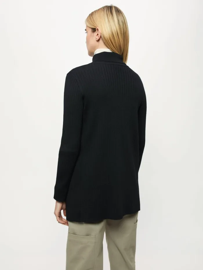 Jigsaw Knitwear and Cashmere Women Milano Ring Cardigan Black