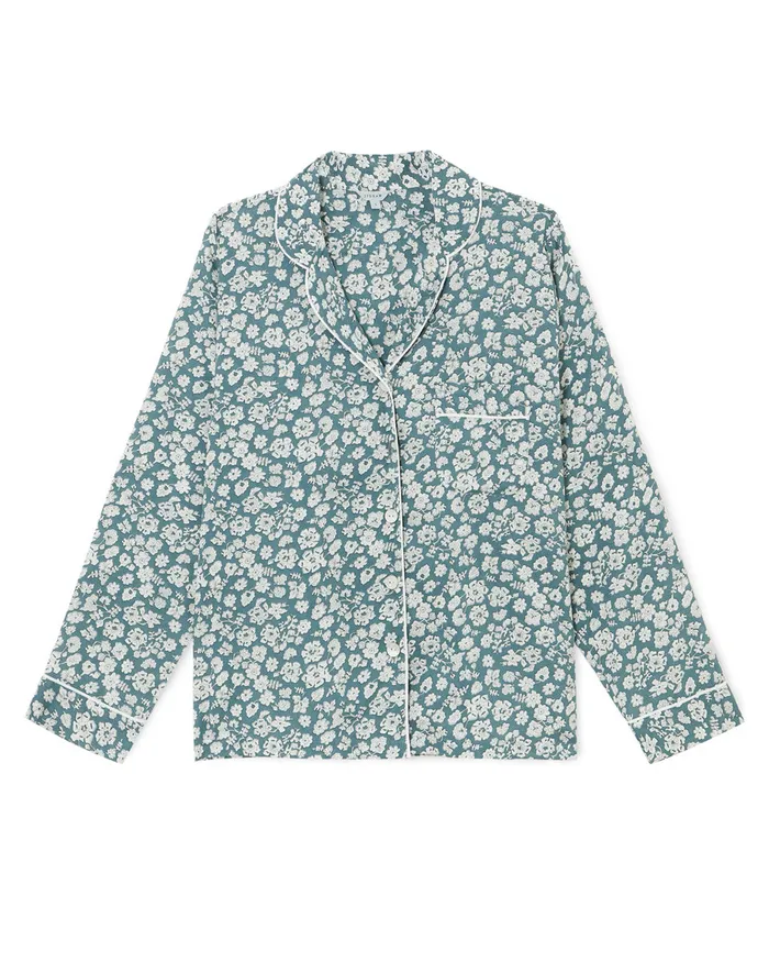 Jigsaw Pyjamas and Loungewear Women Primrose Pyjama Cotton Modal Green