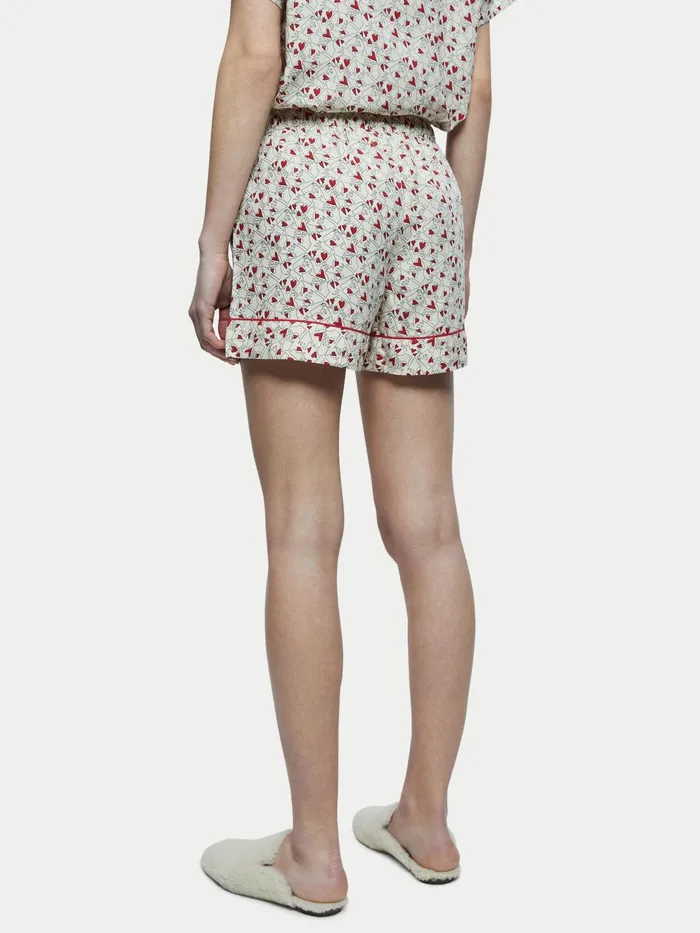 Jigsaw Pyjamas and Loungewear Women Valentine Pyjama Short Cream