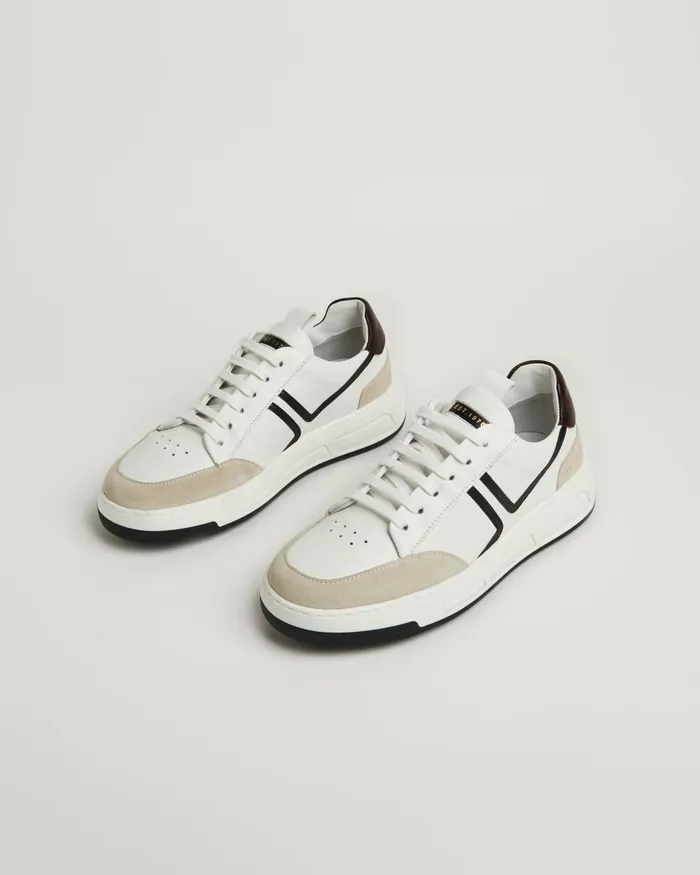 Jigsaw Shoes and Sandals Women Aster Tennis Court Trainer White