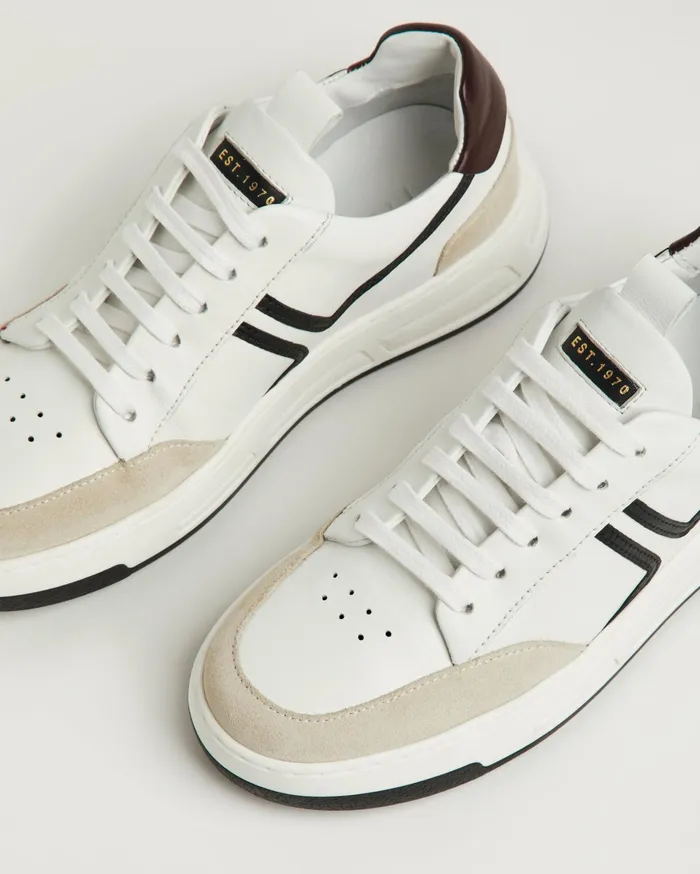 Jigsaw Shoes and Sandals Women Aster Tennis Court Trainer White