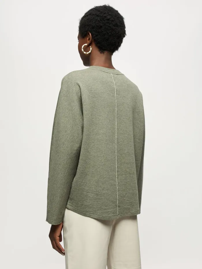 Jigsaw Tshirts Women Double Face Jersey Jumper Green