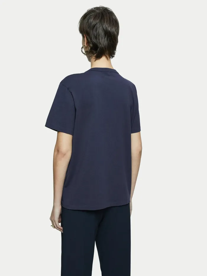 Jigsaw Tshirts Women Mine Printed Tee Blue