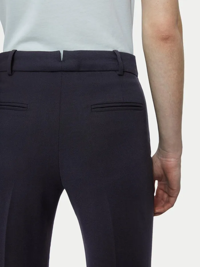 Jigsaw Trousers Women Fluid Twill Palmer Trouser Black