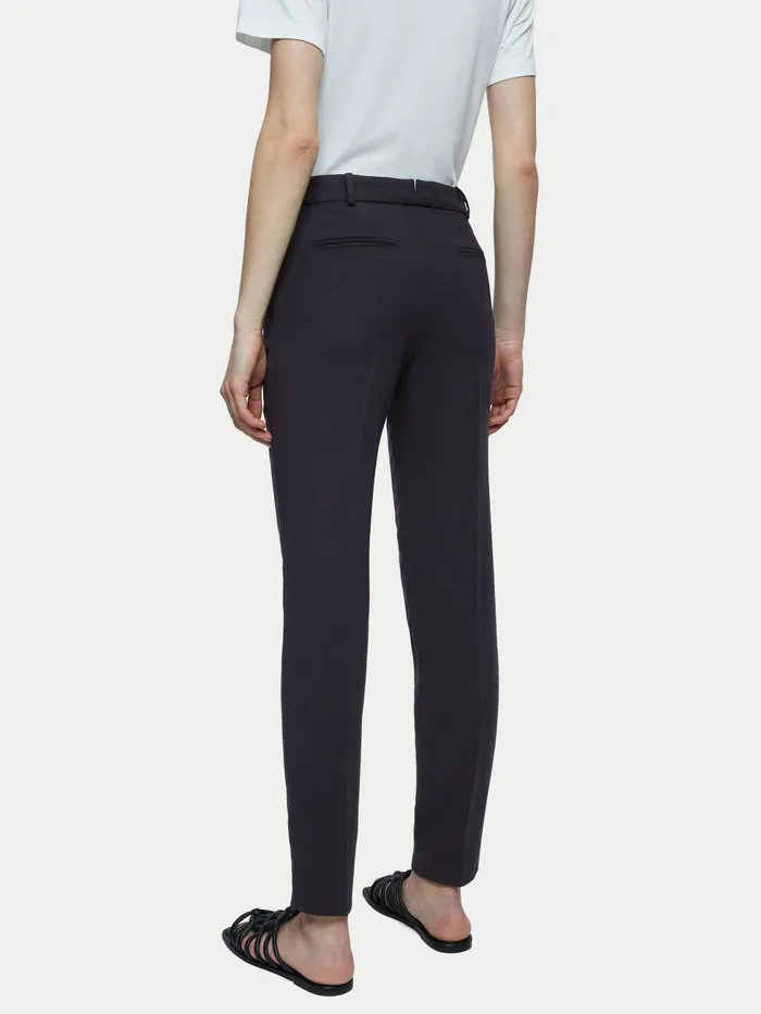 Jigsaw Trousers Women Fluid Twill Palmer Trouser Black
