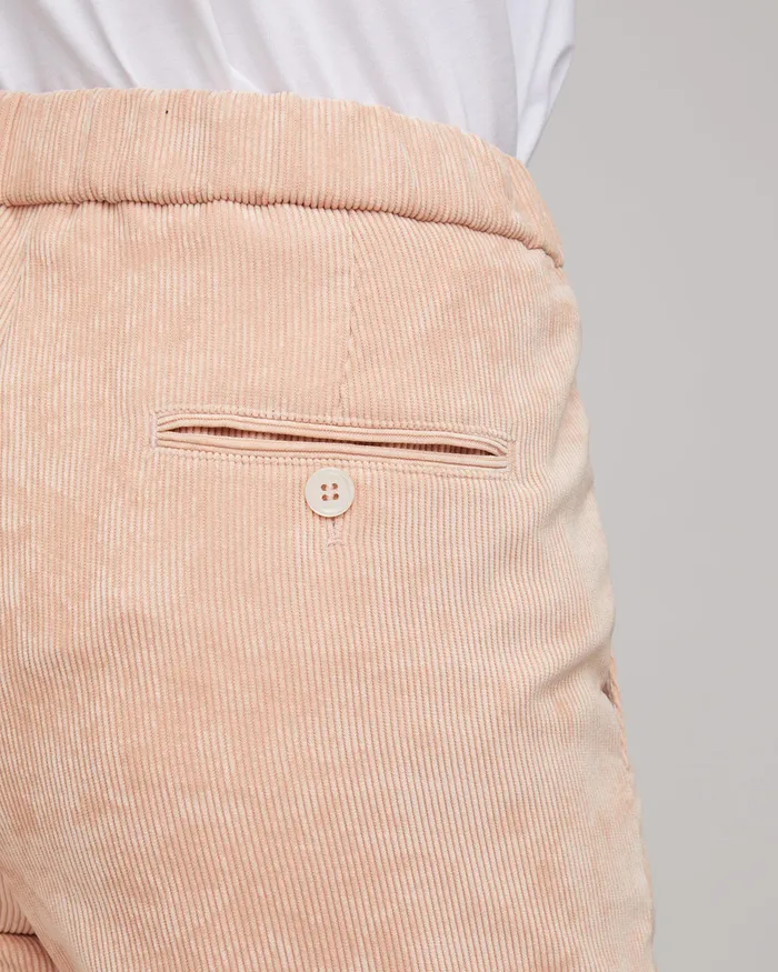 Jigsaw Trousers Women Soft Cord Summer Trouser Orange