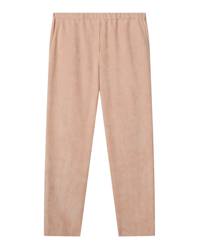Jigsaw Trousers Women Soft Cord Summer Trouser Orange