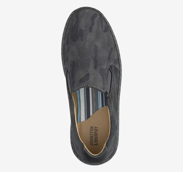 Johnston and Murphy Big Kid McGuffey SlipOn Dark Gray Camouflage Suede Boys Big Kid Johnston and Murphy Big Kid McGuffey SlipOn Dark Gray Camouflage Suede Boys Big Kid