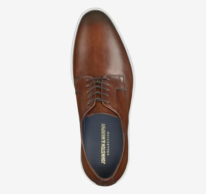 Johnston and Murphy Bolivar Plain Toe Brown Italian Calfskin Men Dress Classics Johnston and Murphy Bolivar Plain Toe Brown Italian Calfskin Men Dress Classics