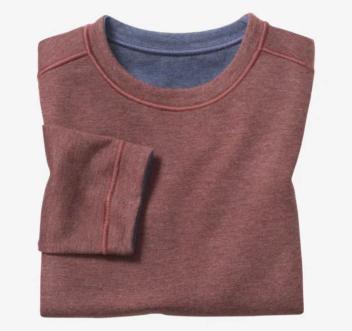Johnston and Murphy Boys Reversible Solid Crewneck Berryblue Boys Sweaters and Knits Johnston and Murphy Boys Reversible Solid Crewneck Berryblue Boys Sweaters and Knits