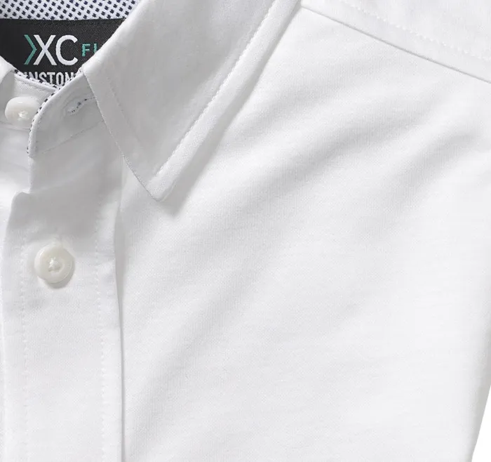 Johnston and Murphy Boys XC Flex Stretch LongSleeve Shirt White Solid Boys Shirts Johnston and Murphy Boys XC Flex Stretch LongSleeve Shirt White Solid Boys Shirts