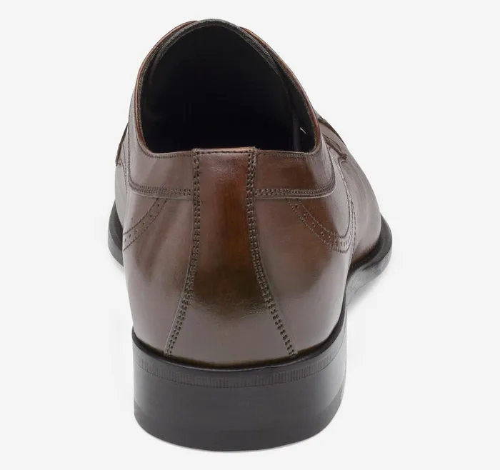 Johnston and Murphy Ellsworth Cap Toe Brown Italian Calfskin Men LaceUps Johnston and Murphy Ellsworth Cap Toe Brown Italian Calfskin Men LaceUps