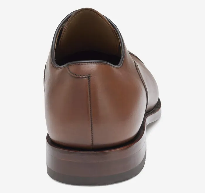Johnston and Murphy Melton Cap Toe Tan Calfskin Men LaceUps