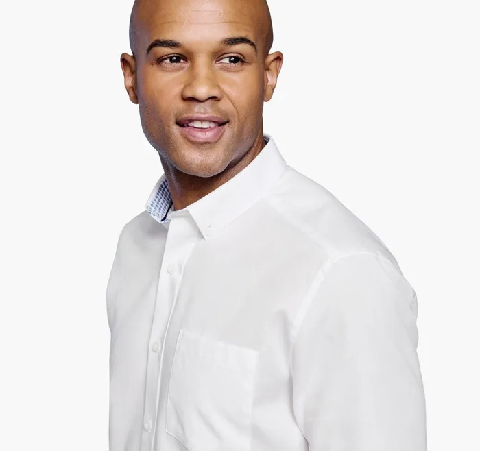 Johnston and Murphy Textured Cotton ShortSleeve Shirt White Solid Men ShortSleeve Shirts